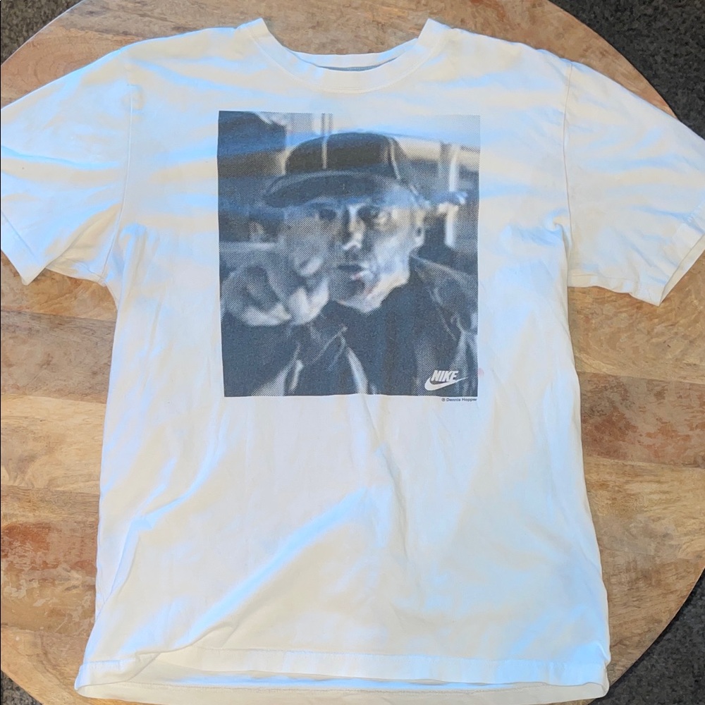 Nike White Graphic Tee for Men